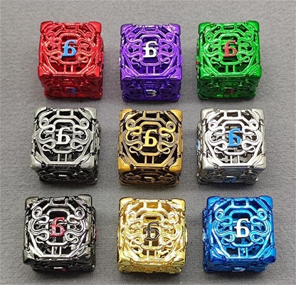 Chongtian Snake Hollow Metal Dice Set Multi -Faceted Table Game #Dnd#Rpg#Coc चोंगटियन सर्प खोखले धातु पासा सेट बहु-आयामी टेबल गेम #Dnd#Rpg#Coc