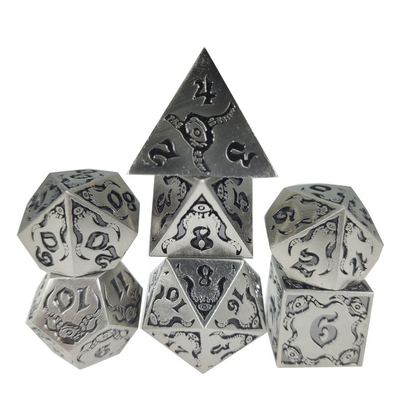 Devil's Eye रोल-प्लेइंग धातु बहुआयामी पासा सेट TRPG COC DND