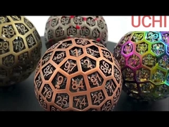 धातु पासा D100 (DND) आरपीजी गेंद रोलिंग गेंदें डेस्कटॉप मल्टी-नुडल ड्रैगन और गुफा